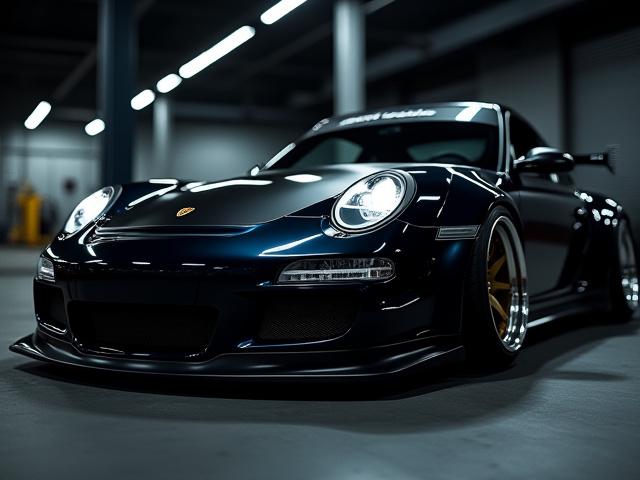 Porsche 911 ottimizzata per la performance con dettagli accattivanti